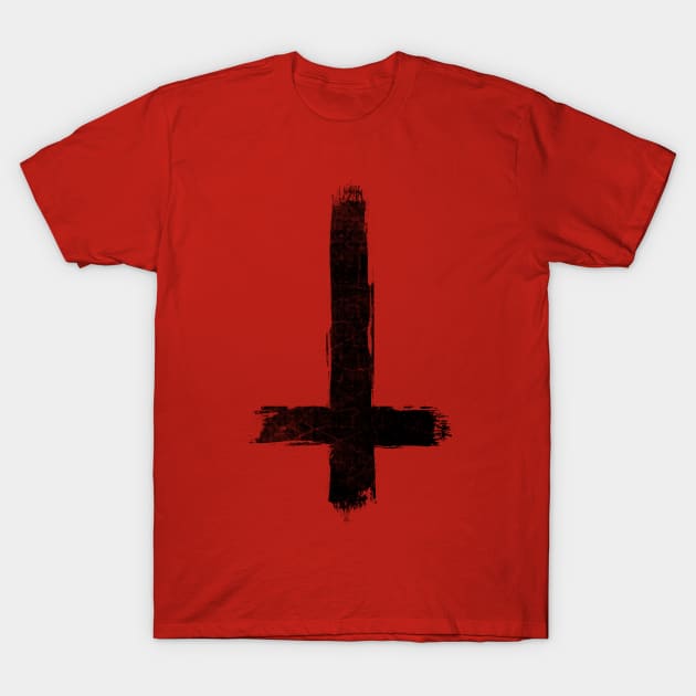 Inverted Cross - Grunge T-Shirt by GAz